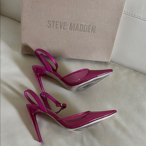 Hot Pink Steve Madden Alessi Heels - Picture 2 of 7